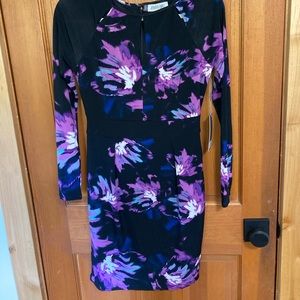 Jennifer Lopez floral dress. New with tags.